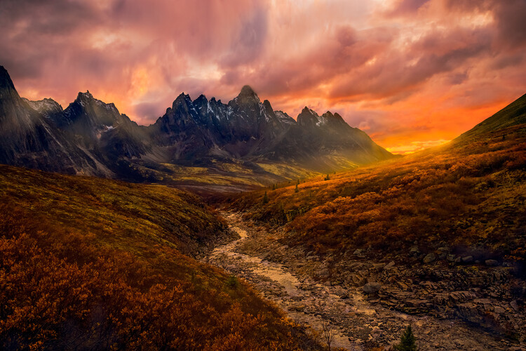 Принти на полотні Yukon Sunset