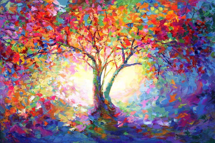 Плакат Colorful Tree of Life II