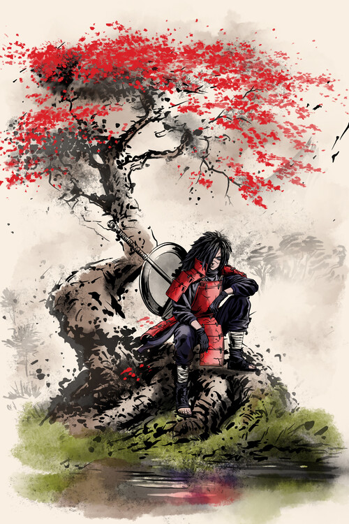 T-paita Ghost of the Uchiha
