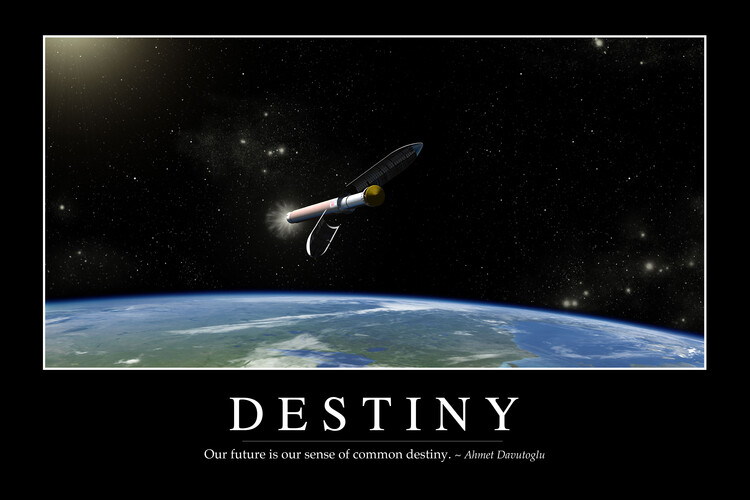 Plakát Destiny: Inspirational Quote and Motivational Poster