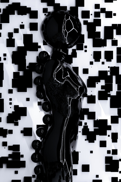 Плакат Glass body
