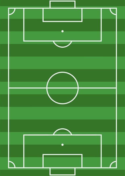 Canvas Print Soccer Stadium