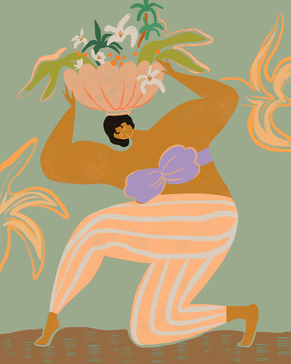 Canvas Print The Weight Of The World