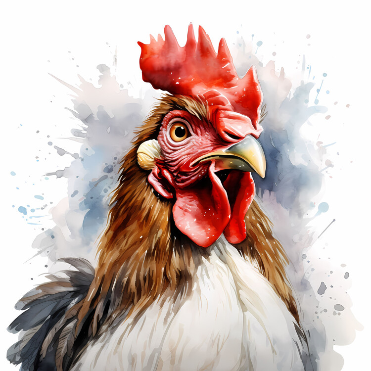 Poster A Chicken Portrait