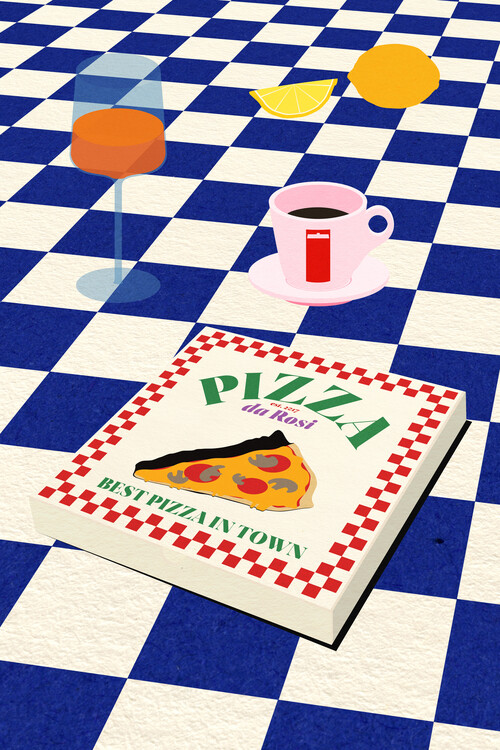 Obraz na plátně The Italian Menu