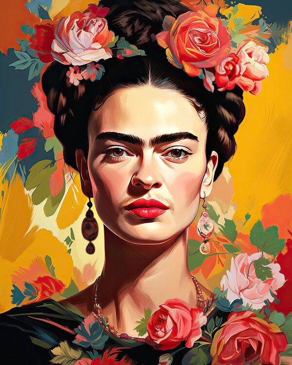 Poster Frida Kahlo Poster - Frida Kahlo Kunstdruck