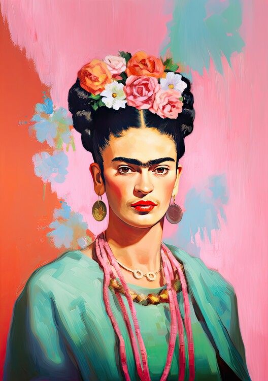 Poster Frida Kahlo Poster - Frida Kahlo Kunstdruck