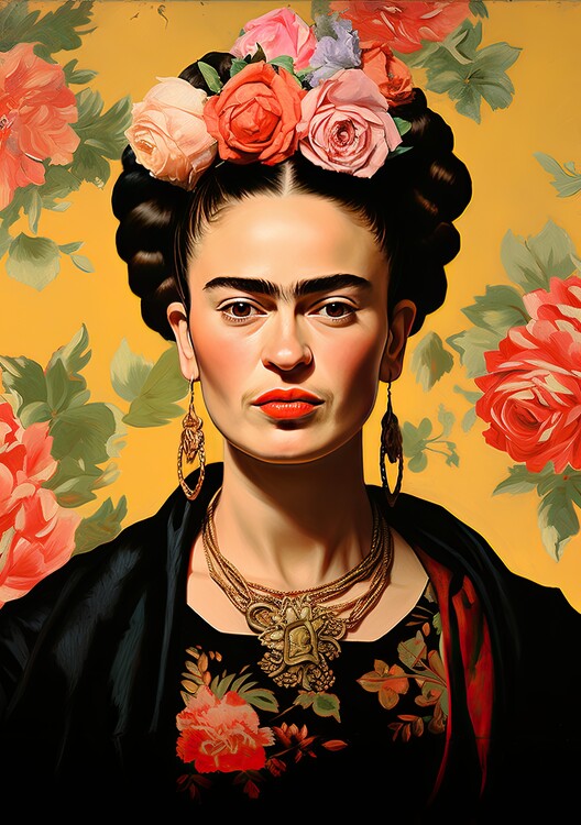 Poster Frida Kahlo Poster - Frida Kahlo Kunstdruck