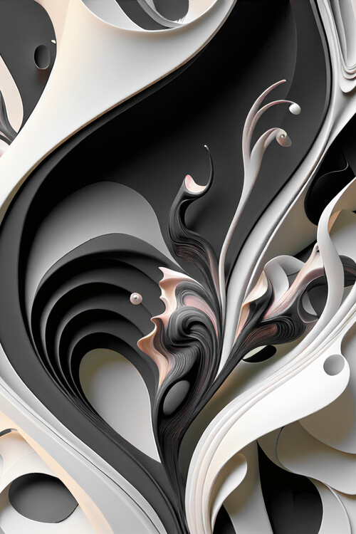 Plakat Futuristic shapes