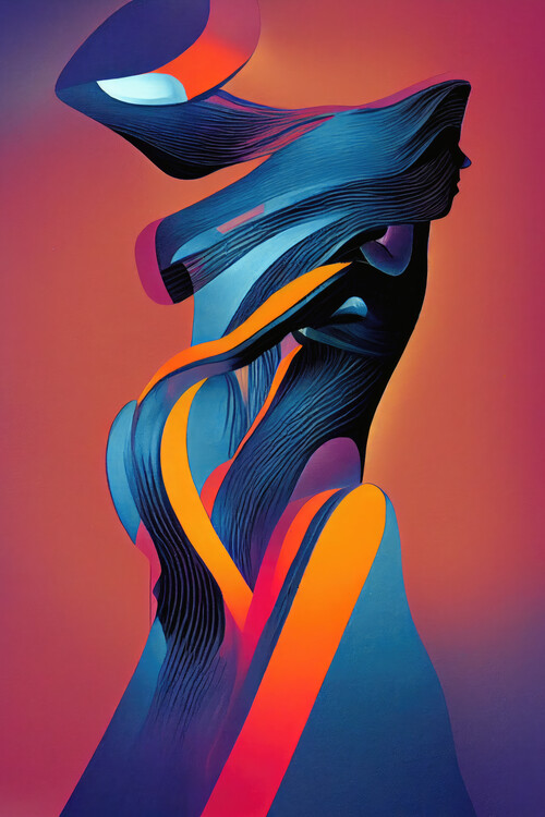 Poster Colorful abstraction