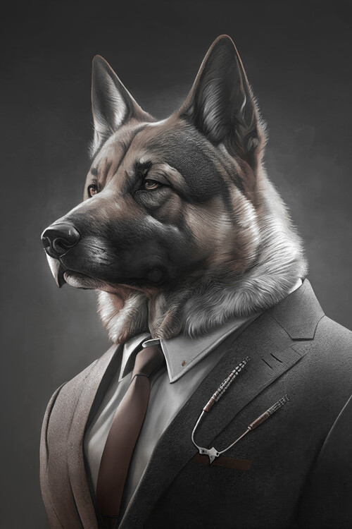 Plakat German shepherd