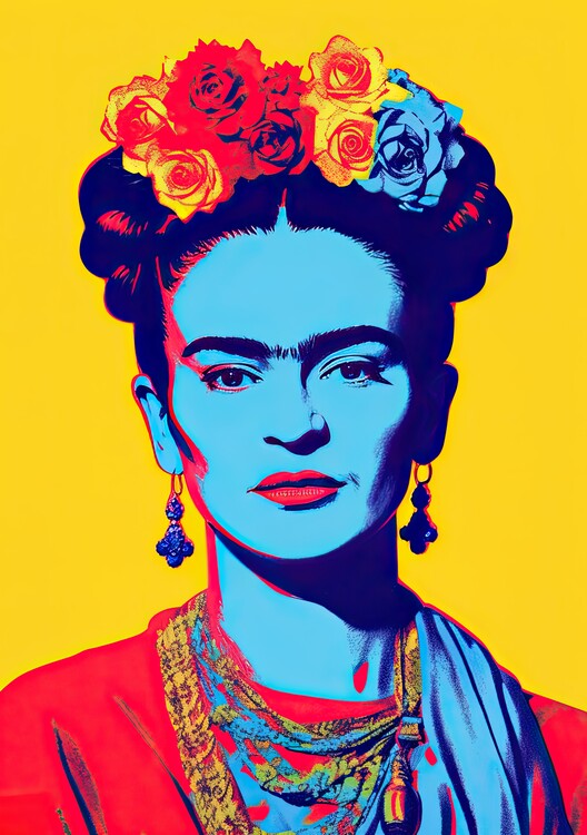 Poster Frida Kahlo Poster Pop Art Kunstdruck