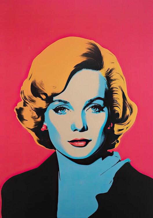 Poster Pop Art Poster Brigitte Kunstdruck