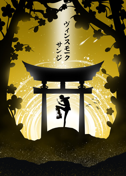 Poster Sanji Black Leg