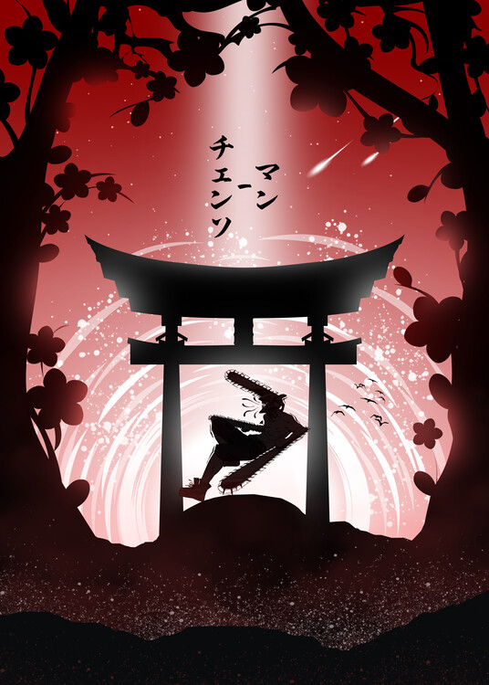 Poster Chainsaw man Denji