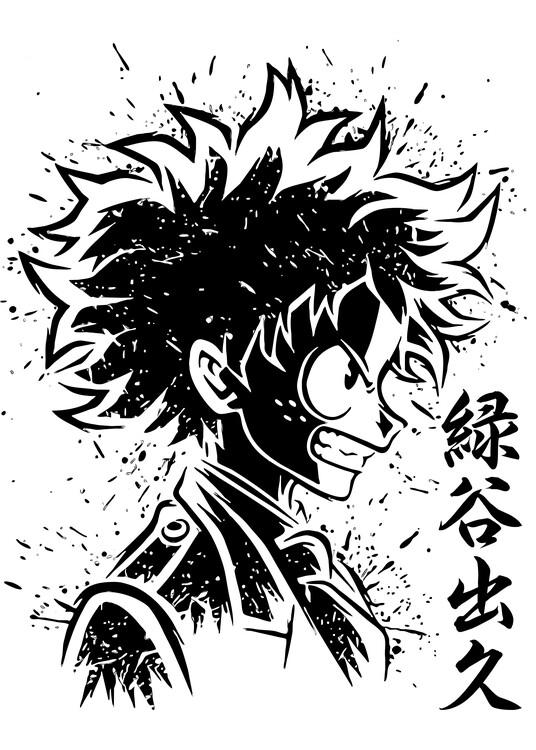 Juliste Izuku Midoriya