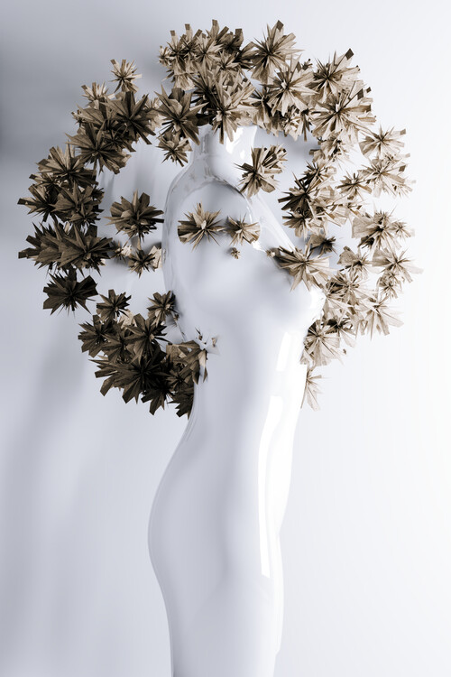 Plakat White shapes