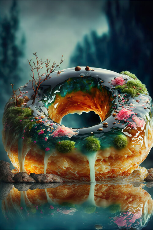 Плакат Sweet Candy Donut Island
