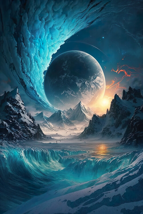Плакат Artic in Space