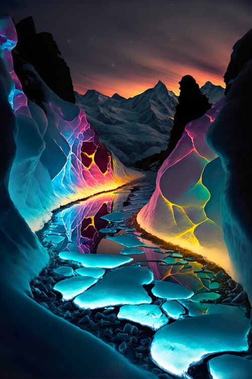 Плакат Neon Arctica