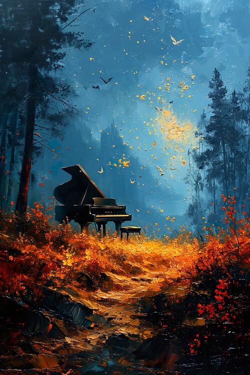 Плакат Godly Piano