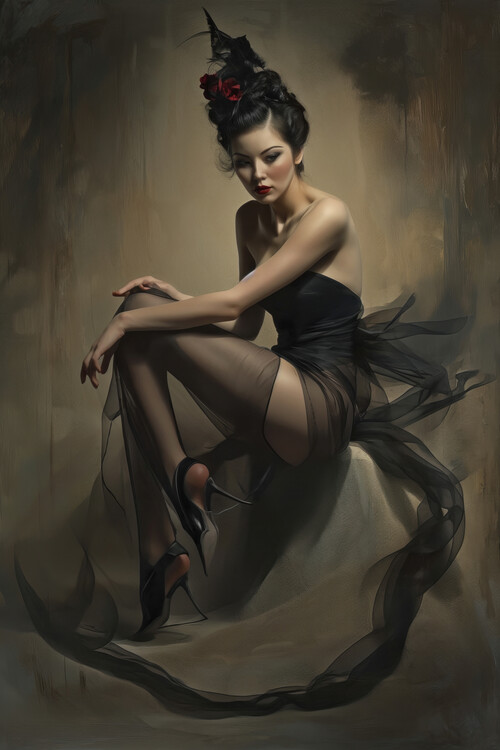 Плакат The Lady in Black (1 of 2)