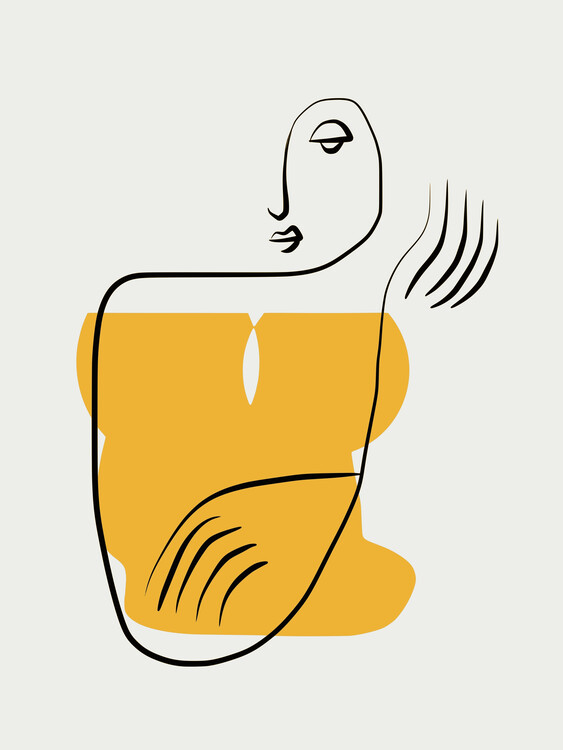 Poster Minimalist Lady