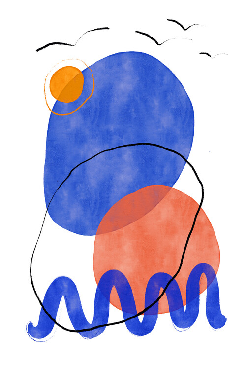 Poster Playing Shaped No 6