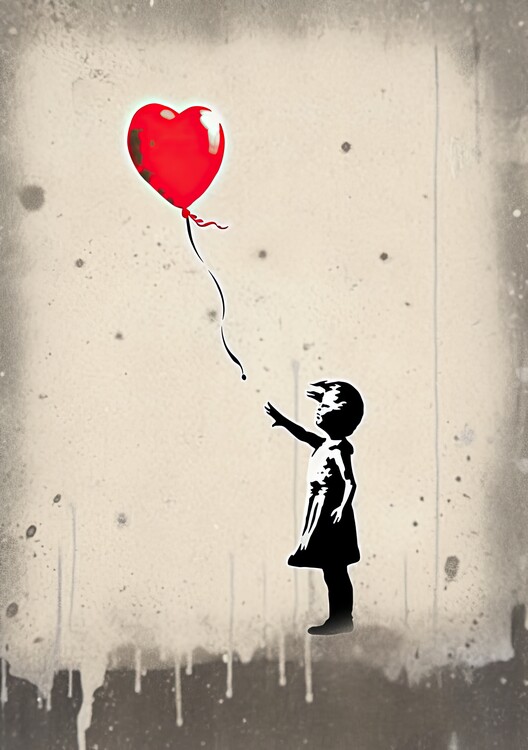 Poster Banksy Poster Ballon Girl Banksy Kunstdruck