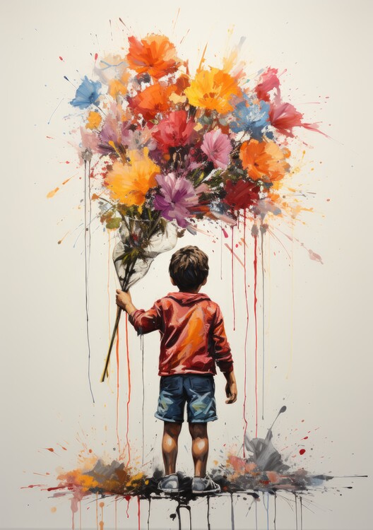 Poster Banksy Poster Banksy Kunstdruck Present
