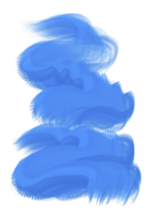 Plakát Blue Paint