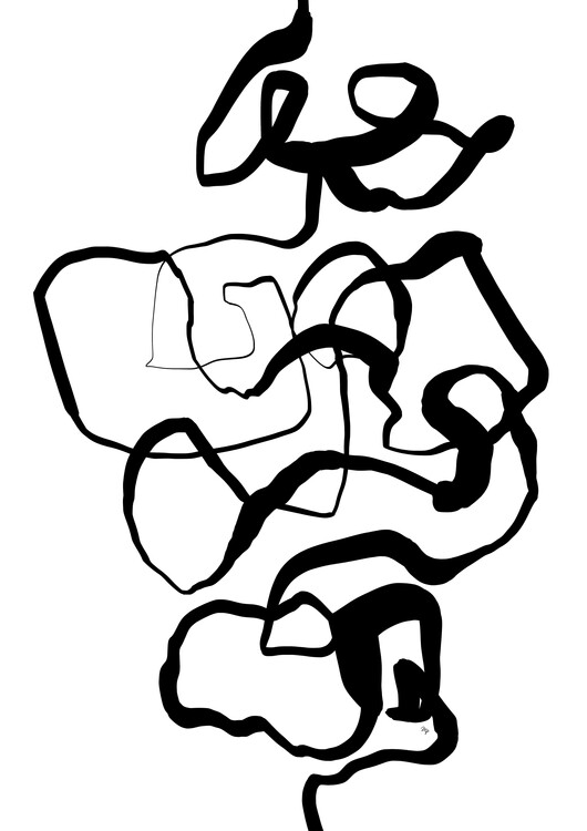 Poster Ink Maze