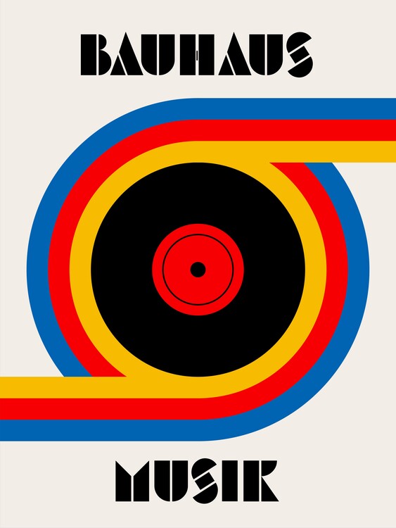 Poster Bauhaus Musik Vinyl
