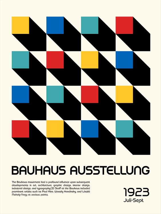 Poster Bauhaus Ausstellung