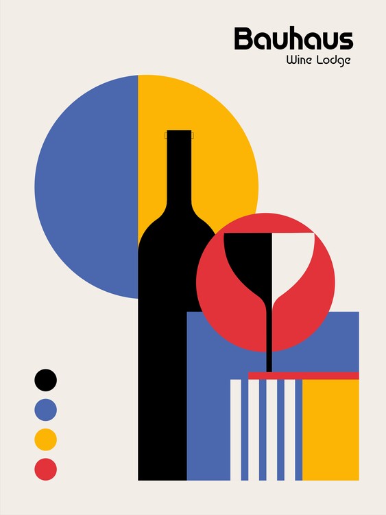 Canvas Print Bauhaus Wine Lodge