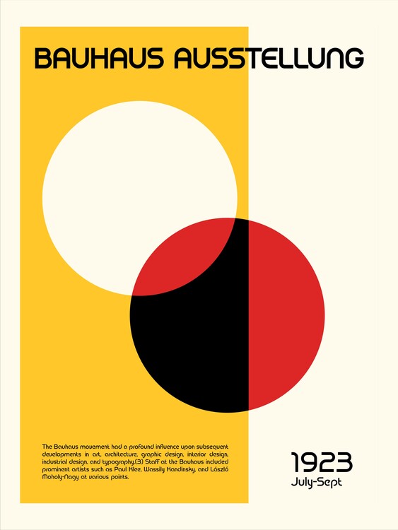 Plakat Bauhaus Ausstellung
