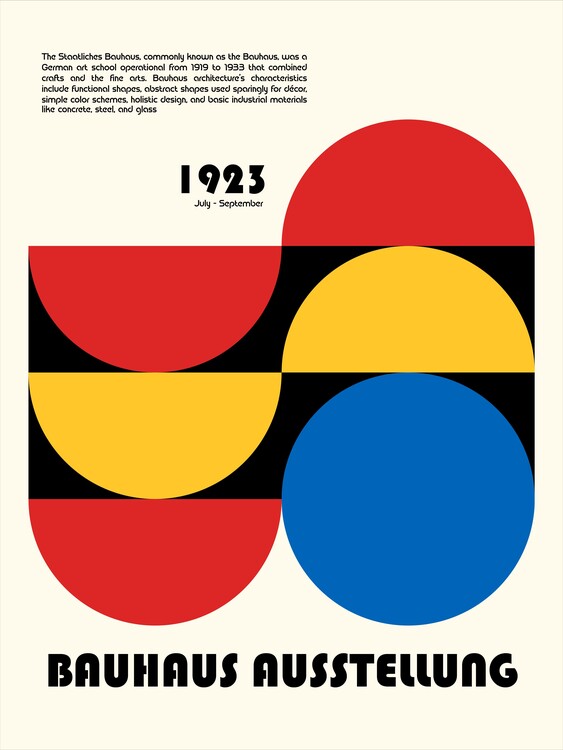 Poster Bauhaus Ausstellung
