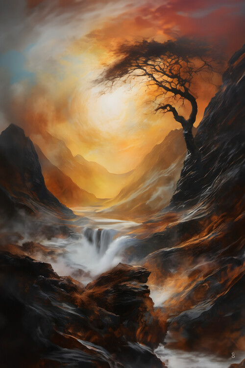 Плакат Lonely Tree