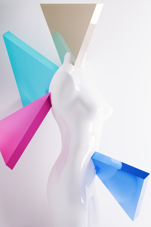 Плакат Triangles
