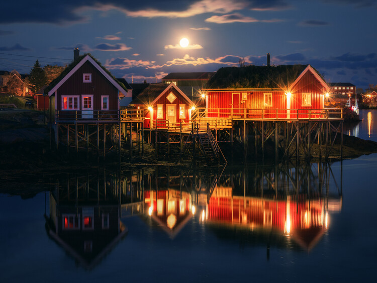 Poster Moonlight in Northern Norway