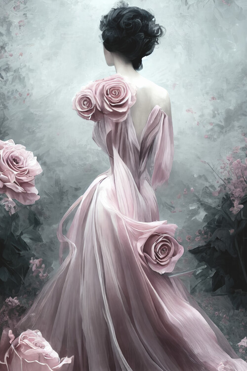 Poster Woman in dress