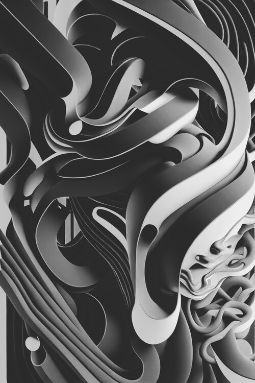 Poster Futuristic abstraction
