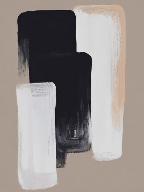 Poster B&W Painting