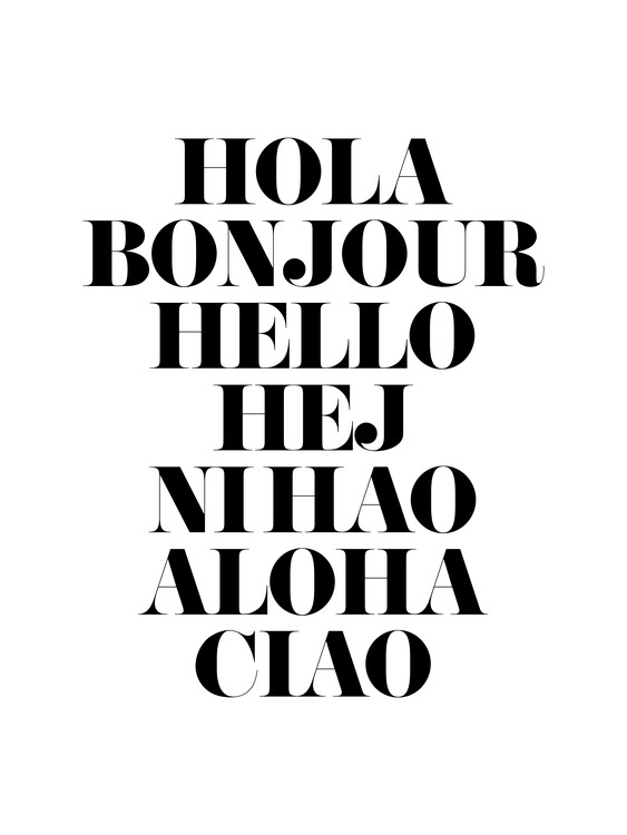 Плакат Hellos