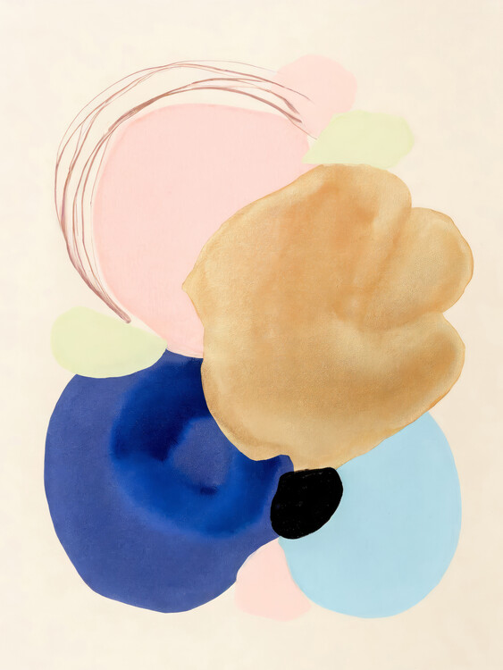 Póster PASTEL BRUSHES