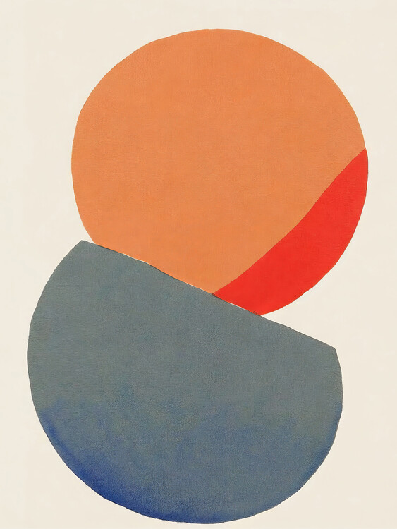 Poster Textured Circles