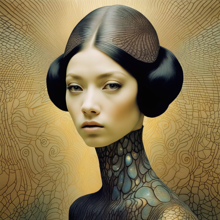 Plakát Phantasmagoric fashion portrait