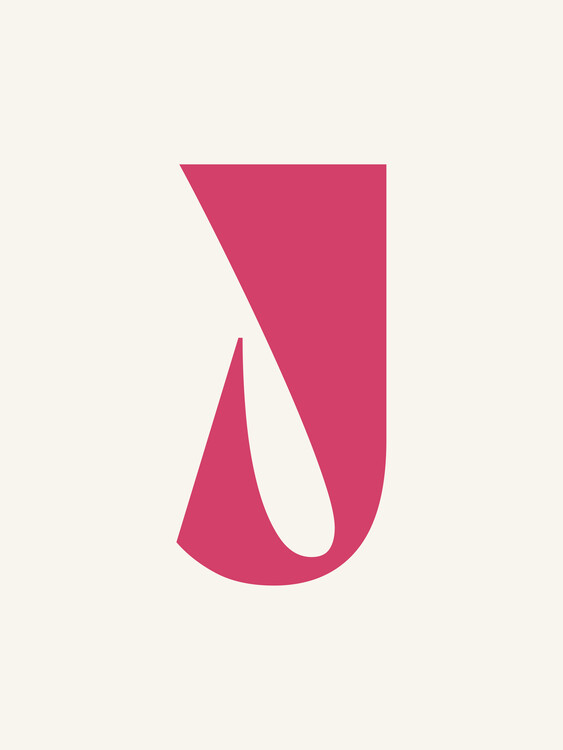 Плакат J Letter