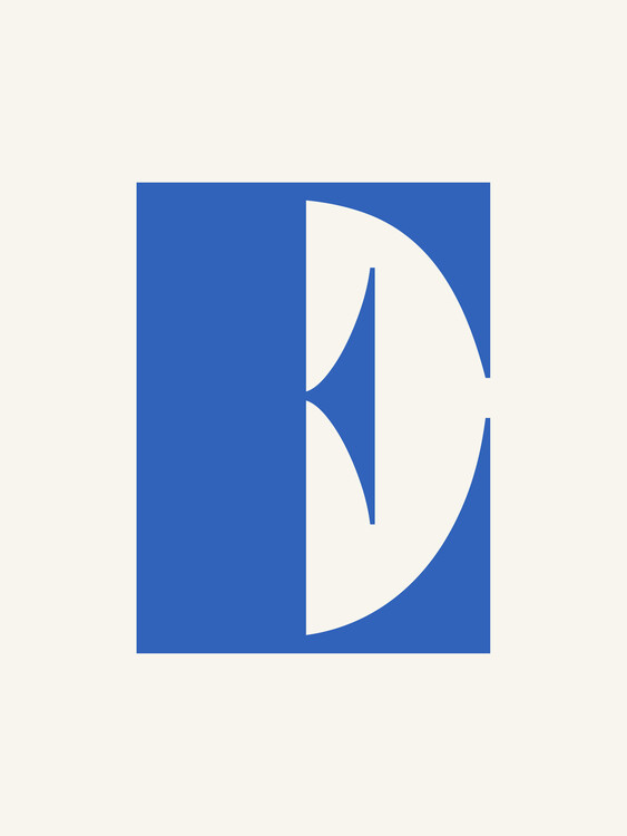 Плакат E Letter