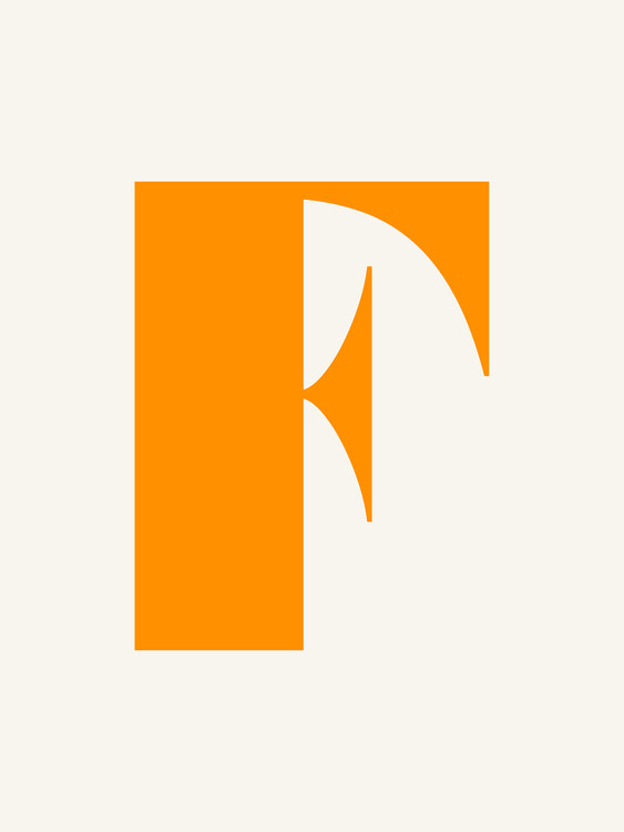 Póster F Letter